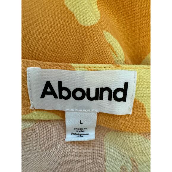 New ~ ABOUND , NORDSTROM ~ Floral Print Pull On Mini Skirt Size L 100% VISCOSE - Picture 3 of 5